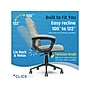 Click365 Transform 3.0 Ergonomic Vegan Leather Swivel Desk Chair, Gray (CCHR10008D)~#|#~22FAD89D-F7EC-4D70-B3B6955D4A4FCD72_sc7