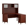 Bush Home Somerset 60" W L Shaped Computer Desk with Hutch, Hansen Cherry (SET002HC)~#|#~22FD6900-D428-4CB1-97CA0EFB729B7CE6_sc7
