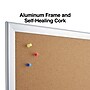 Staples Cork Bulletin Board, Aluminum Frame, 4'W x 3'H (28345-CC)~#|#~2301B611-C746-4092-A4949B315C256020_sc7