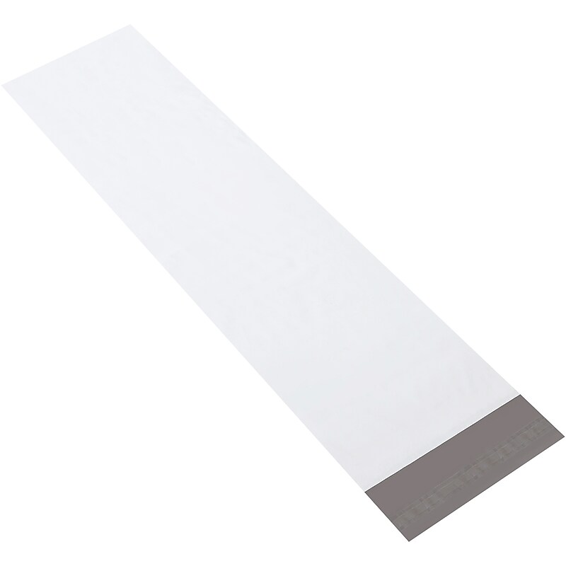8.5" x 33" Poly Mailer, White, 100/Carton (LPM833) image 1