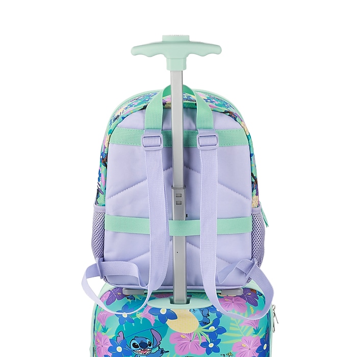 Bioworld 2-Piece Stitch Carry-On Luggage Set with Wheels, Blue