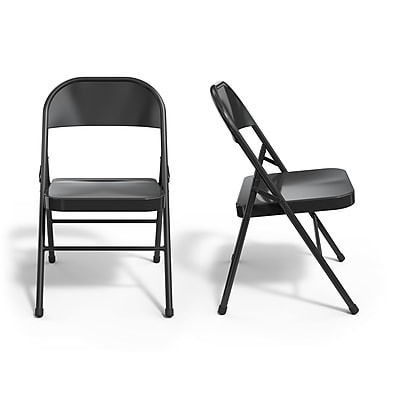 Staples Metal Office Stacking & Folding Chair - Thumbnail 3