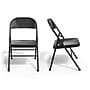 Staples® Metal Office Stacking & Folding Chair, Black, 4/Pack (51501)~#|#~23090815-8B70-49FB-BF6657485A5E049E_sc7