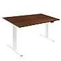 Mount-It! Dual Motor 55"W Electric Rectangular Adjustable Standing Desk, Hazelnut/White (MI-18112)~#|#~2309B24C-9632-40E0-82925567DB2F952D_sc7
