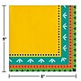 Creative Converting Fiesta Pottery Paper Napkins, 48/Pack (DTC362828BNAP) ~#|#~231207EC-291F-4D81-8FC9E15554FC1CAD_sc7