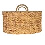 Household Essentials Round Handwoven Water Hyacinth and Seagrass Basket with Handles, Natural (HE1189)~#|#~231215EC-554C-43B0-BE96272C08AC3051_sc7