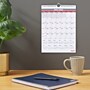 2026 Staples 8" x 11" Monthly Wall Calendar, Red/White/Gray (ST53922-26)~#|#~231219F8-44DB-4BEA-B1E31FBB0ED88150_sc7