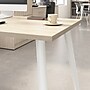 Bush Business Furniture Vista 60"W L Shaped Desk with Low Storage Cabinet and Wardrobe, Natural Elm (VST010NE)~#|#~23148EC7-EE83-4C3C-85C2981AF43114B9_sc7