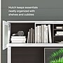 Bush Home Somerset 72" W Office Desk with Drawers and Hutch, Storm Gray (SET018SGWH)~#|#~231637C7-6EB8-4AD8-A36C73979D048804_sc7