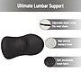Mind Reader Memory Foam Back Cushion Lumbar Support Pillow with Air-Cloud Technology, Black (LUMBACK-BLK)~#|#~231742D0-3967-4E39-988288AD3745FB87_sc7