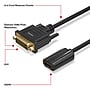 Staples TECH DVI-D to HDMI Audio/Video Adapter, Male to Female, Black (ST62359)~#|#~2317A656-C4D3-40CE-9A8205C5428FA607_sc7
