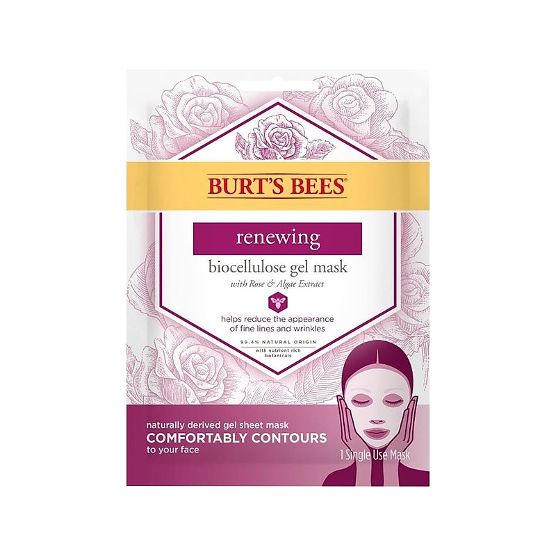 Burt's Bees Renewing Biocellulose Gel Face Mask (90694) image 1