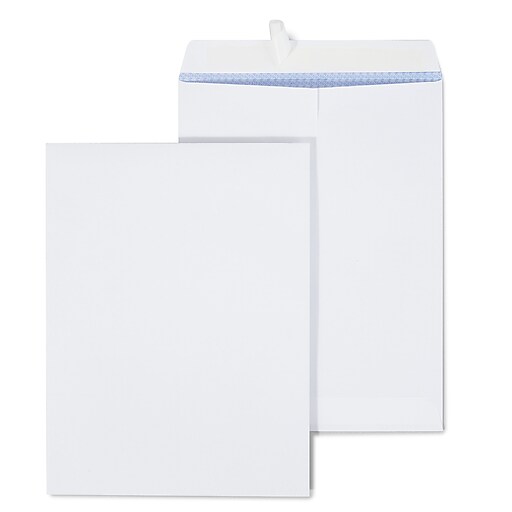 12 Envelopes Staples EasyClose Wove Catalog Envelopes, 9 x 12