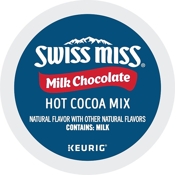 Swiss Miss Milk Chocolate Hot Cocoa, Keurig® K-Cup® Pods, 22/Box