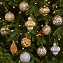 Nearly Natural Holiday Lux Shatterproof Gold Christmas Tree Ornament Set, 100mm, 12/Set (D1004-GL)~#|#~232CB527-147B-4BFD-91B7AEF0B0321883_sc7