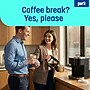 Perk™ Paper Hot Cup, 8 Oz., White/Yellow, 500/Carton (PK45592CT)~#|#~232CEB07-2776-4045-BC4DC95618E6293D_sc7