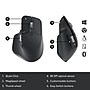 Logitech MX Master 3S Wireless Ergonomic Laser Mouse, Graphite (910-006581)~#|#~232DDEC4-4504-48A3-9B415DDB9C59D371_sc7