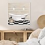 Amanti Art Bathroom I by Elizabeth Medley Framed Canvas Wall Art Print, 22" x 22" (A42678300096)~#|#~232F7704-E065-4C67-81C3460E0F8A6E03_sc7