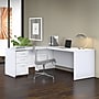 Bush Business Furniture Studio C 72"W L Shaped Desk with Mobile File Cabinet and Return, White (STC007WH)~#|#~2334496B-E067-4E1F-AEAF61E4DC2E19A0_sc7