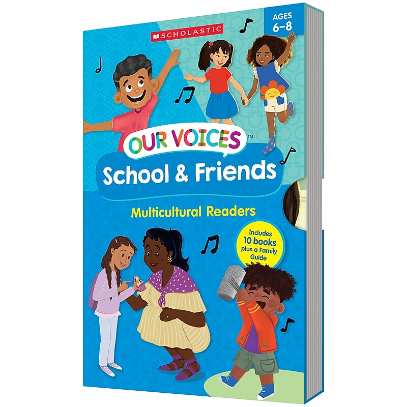 Scholastic Teaching Solutions Our Voices School & Friends Boxed Set, 40/Set image 1