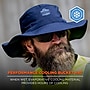 Chill-Its 8939 Cooling Bucket Hat, Navy (12665)~#|#~233B082E-C440-4030-892067A0F14815D6_sc7