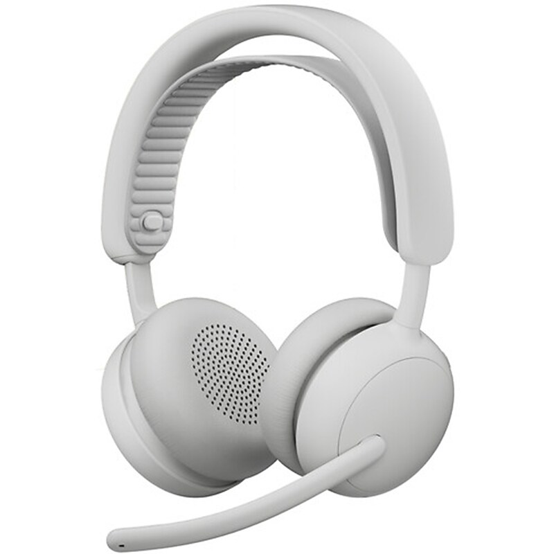 Dell WH125 USB-A Stereo Phone & Computer Headset, MT Certified, White (WH125-DWW) image 1