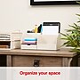 Staples 7-Compartment Plastic Desk Organizer, Warm White (ST63873)~#|#~23418BFD-F38D-4AE6-A440AB98FFE87A5D_sc7