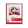 Staples Glossy 2-Pocket Paper Folder, Red, 10/Pack (13374-CC)~#|#~2342A8E8-E5A4-465B-93940F6C5D27EBE2_sc7