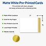 Avery Gold Double-Dipped Edge Matte Blank Card, White, 20/Pack (S00-DKK)~#|#~23430789-65D1-49B2-AF448AA19E1B1F31_sc7