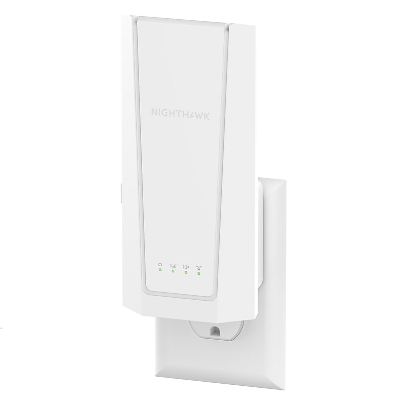 Netgear Nighthawk BE5000 Dual Band WiFi 7 Extender, Wall-plug, White (EXS27-100NAS) image 1