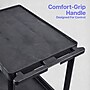 Luxor ENDURA XL 2-Shelf Utility Cart, Black (TC21-B)~#|#~234636A4-F4AB-4756-A58D4D708C581353_sc7