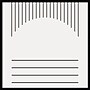 Amanti Art Modern Statement Stripes 2 by The Creative Bunch Studio Wood Framed Wall Art Print, 33" x 33" (A42677160265)~#|#~234B0100-7AD9-48F1-89BC4B690622FD1B_sc7