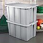 Sterilite 120 Quart Tuff1 Tote with Snap-on Lid, Plastic, Cement (16796A04)~#|#~234CDF34-AD8B-4453-8674D2438EEE96D2_sc7