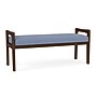 Lesro Weston 2-Seat Bench, Chambray Light Navy/Riftwood Walnut (WS2001.WRW-01CHLN)~#|#~235002DE-33E7-45ED-9B58F267A6117C1C_sc7