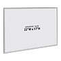 Azar Sign Holder, 22" x 17", Horizontal, Wall Mounted, Clear Acrylic, 2/Pack (122038-2PK)~#|#~23501293-415B-459D-A1292B7DADF88700_sc7
