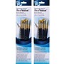 Princeton RealValue Short Handle Mixed Media Synthetic Taklon Variety Brush Set, 6/Set, 2 Sets/Bundle (PBXPR9133-2)~#|#~2350E291-083A-4D6D-A325964E11F7F387_sc7