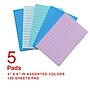 Staples Stickies Standard Notes, 4" x 6" Assorted, 100 Sheets/Pad, 5 Pads/Pack (S-46WC5/52573)~#|#~23593053-4332-4728-927CDCF870163D26_sc7