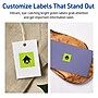 Avery Laser/Inkjet Multipurpose Square Labels, 0.75" x 0.75", Bright Green, 800/Pack (94102)~#|#~235B63AB-0659-4C28-B1105BD54251A6DF_sc7