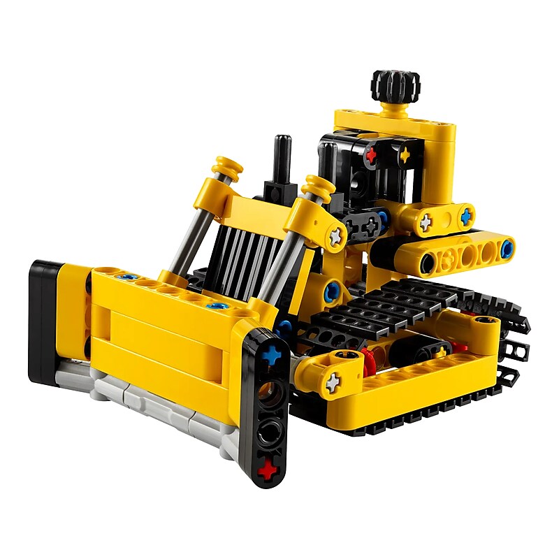 LEGO Technic Heavy-Duty Bulldozer Building Set, Yellow (42163) image 1