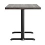 Flash Furniture Bennett Wooden Commercial Indoor Table, 48" x 30", Dark Brown Top/Black Base, (GSF3048DBT0522)~#|#~235CDDC7-E804-4ACE-8B91760BBA75DC97_sc7