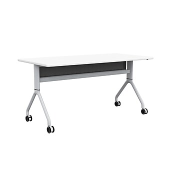 Safco Rumba Training Room Table, 30" x 60", Designer White (RBA6030FLSLDSWT)