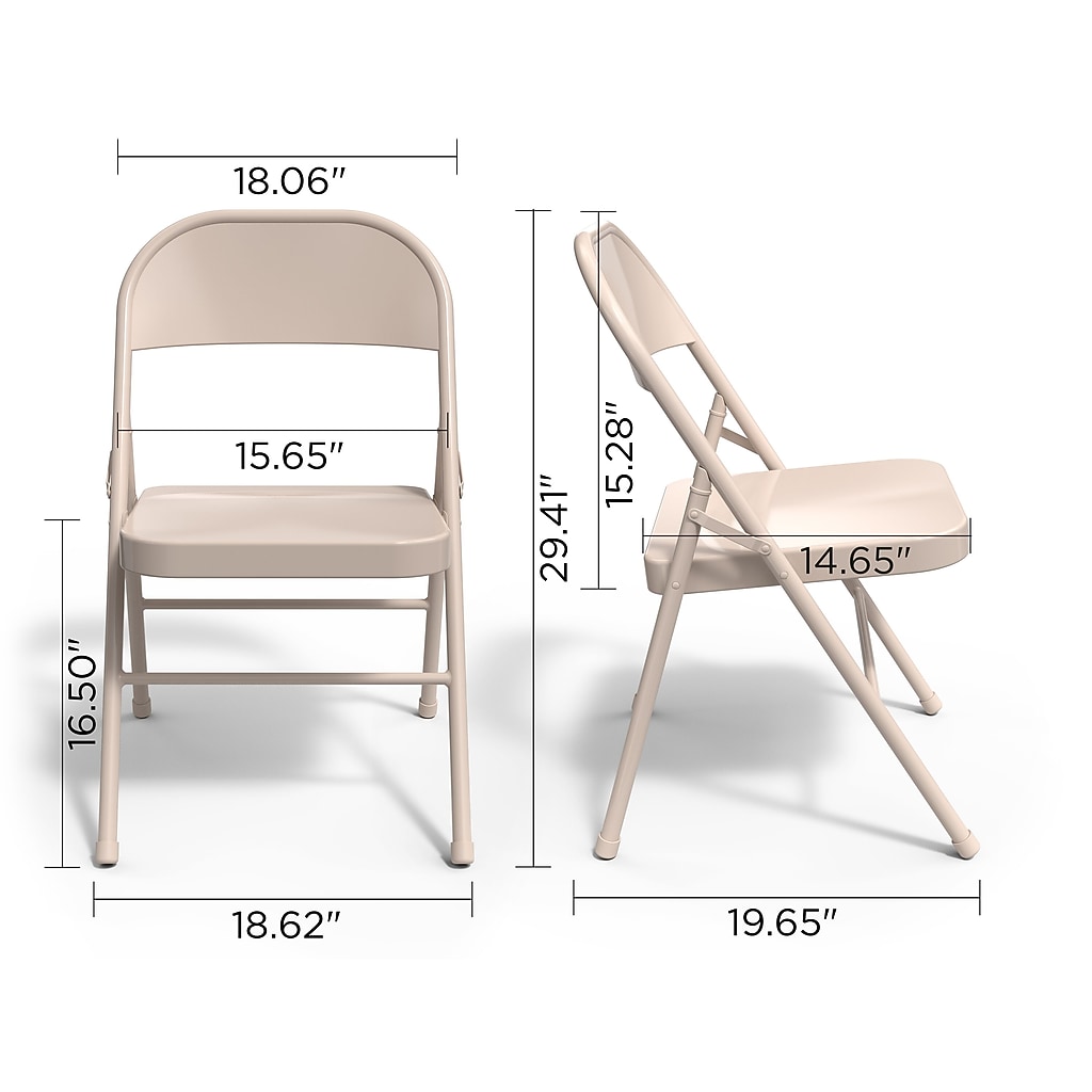Technical dimensions of chair: width 18.62 in, depth 19.65 in, height 29.41 in