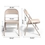 Staples® Metal Office Stacking & Folding Chair, Taupe, 4/Pack (51503)~#|#~23613D08-1206-431C-A68620228DC2B6D2_sc7