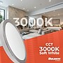 Bulbrite 9" Round 17-Watt 3000K LED Flush Mount Light, 1400 Lumens, Nickel (773610)~#|#~23626C52-8B88-42EC-AE7875EE77025BFD_sc7