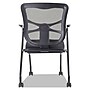 Alera Elusion Series Fixed Arm Fabric Nesting Chair, Black, 2/Carton (ALEEL4914)~#|#~2363F554-55AB-463E-BE594E771DEEE2EA_sc7