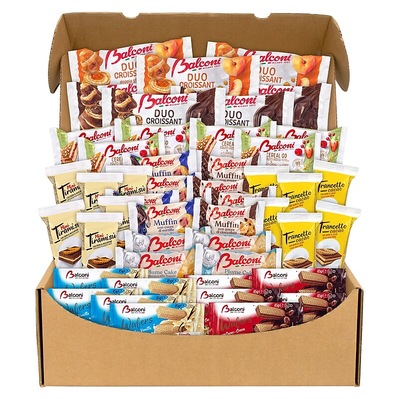 Snack Box Pros Balconi Authentic Italian Pastry Snack Box, 47/Box (700-00184) image 1