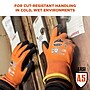Ergodyne ProFlex 7551 Waterproof Cut-Resistant Winter Work Gloves, ANSI A5, Orange, Small, 1 Pair (17672)~#|#~237C24AB-B112-4918-9633FB5DE90552D3_sc7