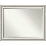 Amanti Art Parlor Silver Frame Wall Mirror, 35.5" x 45.5" (A42674593659)~#|#~237DBFF0-DB31-46EF-8C204E7F3BAFC76D_sc7