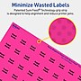 Avery Laser/Inkjet Waterproof Round Multipurpose Labels, 0.75" Dia., Neon Magenta, 6400 Labels/Box (94504)~#|#~237F6922-6B04-49FF-97E01314E27605E5_sc7
