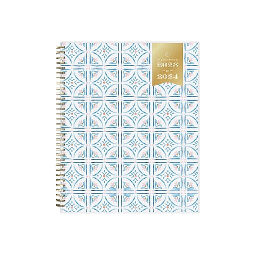 20232024 Blue Sky Day Designer Elle Blue 8.5" x 11" Academic Weekly